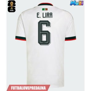Lacne Muži Futbalové dres Mexiko Erik Lira #6 MS 2026 Krátky Rukáv - Preč
